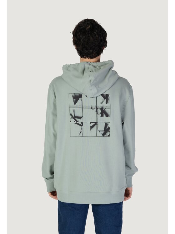 Calvin Klein Jeans Calvin Klein Jeans Μπλούζα GRID MONOGRAM Πράσινο Casual Fit