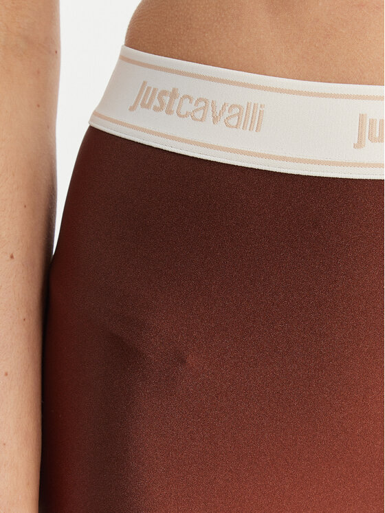 Just Cavalli Just Cavalli Legginsy 80PAC100 J0108 Brązowy Skinny Fit
