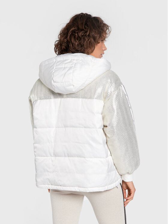 Liu Jo Sport Liu Jo Sport Zimní bunda TF2259 T4558 Bílá Relaxed Fit