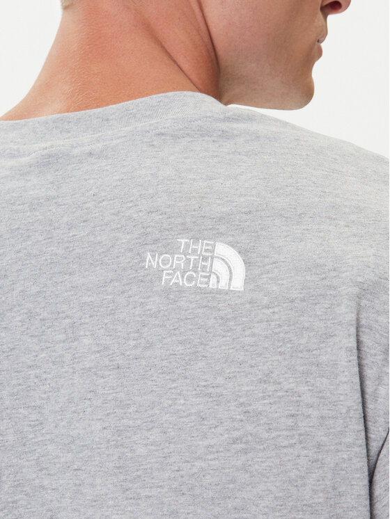The North Face The North Face Marškinėliai Simple Dome NF0A87NR Pilka Oversize