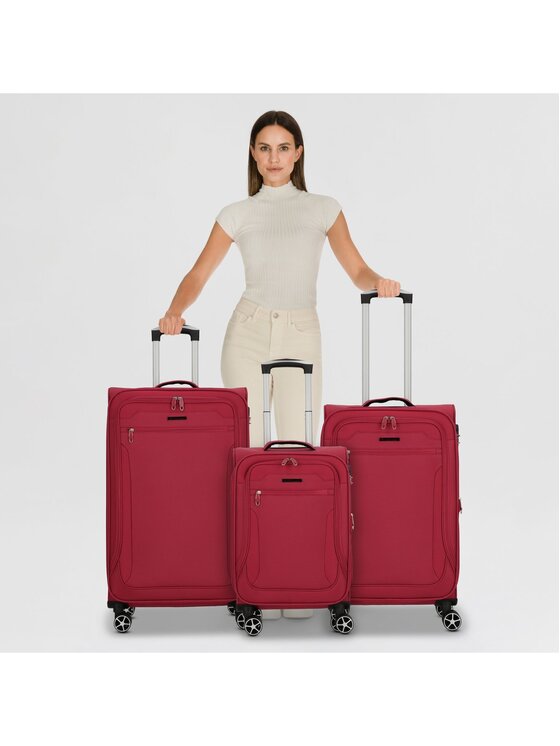 cocoono cocoono Komplet walizek 315330 Czerwony