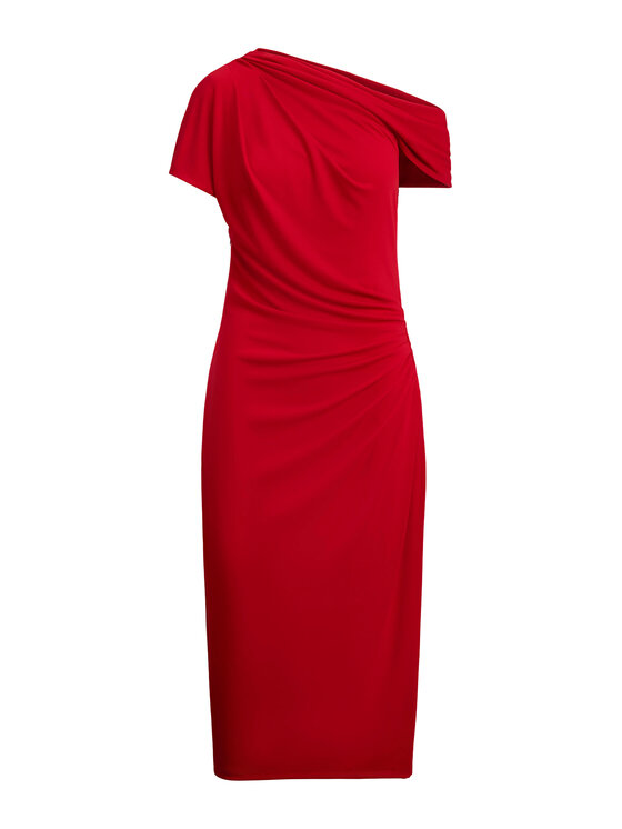 LAUREN RALPH LAUREN LAUREN RALPH LAUREN Коктейлна рокля 200980223001 Червен Slim Fit