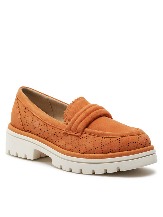 Caprice Caprice Loafersy 9-24750-42 Oranžová