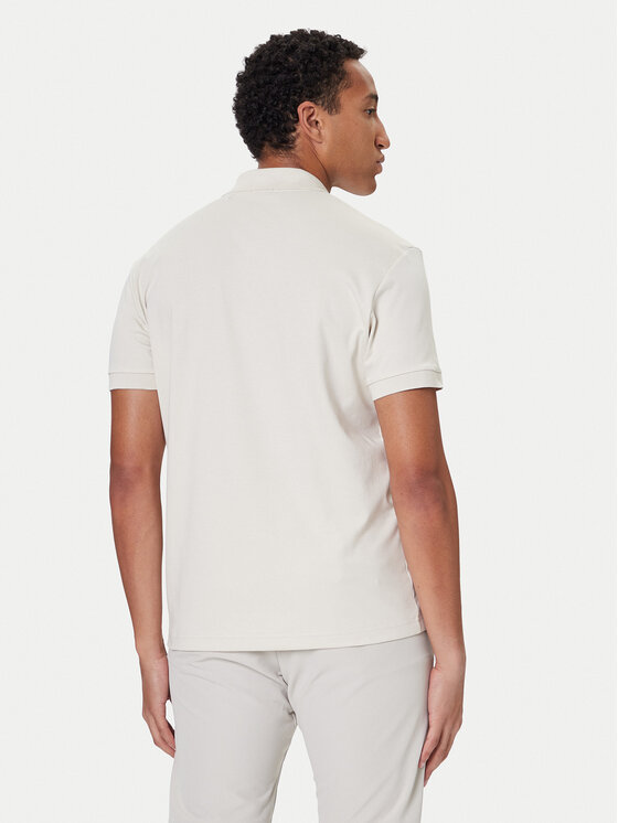 BOSS BOSS Polo Future 50543891 Écru Regular Fit