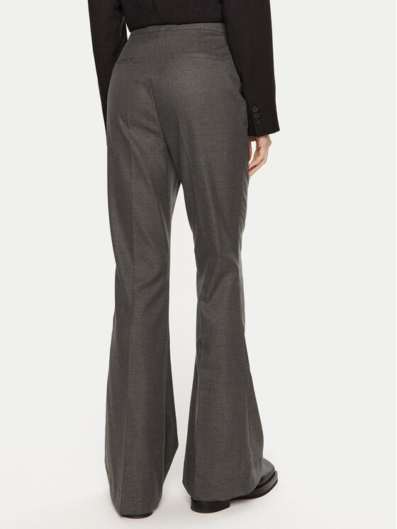 Gestuz Gestuz Pantaloni din material Paula 10909377 Gri Flare Fit