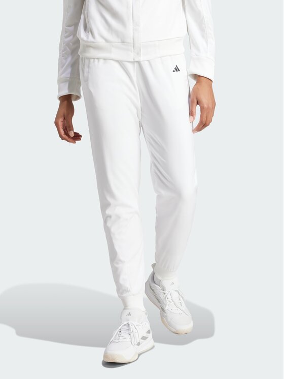 adidas adidas Spodnie dresowe Tennis Walk-On Biały Regular Fit