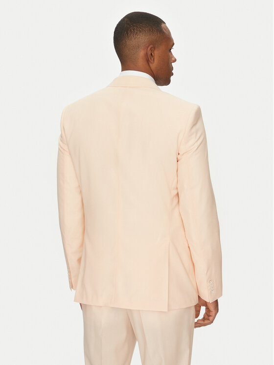 BOSS BOSS Garnitur H-Huge 50540759 Pomarańczowy Slim Fit