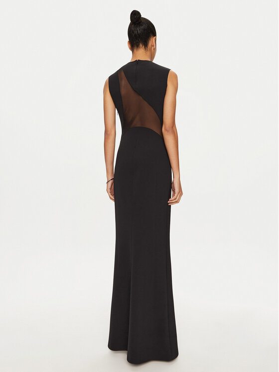 PINKO PINKO Večernja haljina Capezzana 102844 A1JR Crna Regular Fit