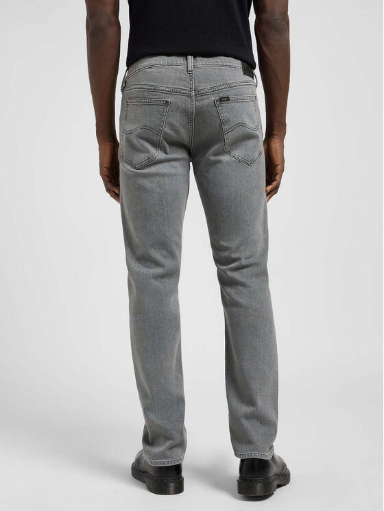 Lee Lee Jeansy DAREN ZIP FLY Szary Straight Fit