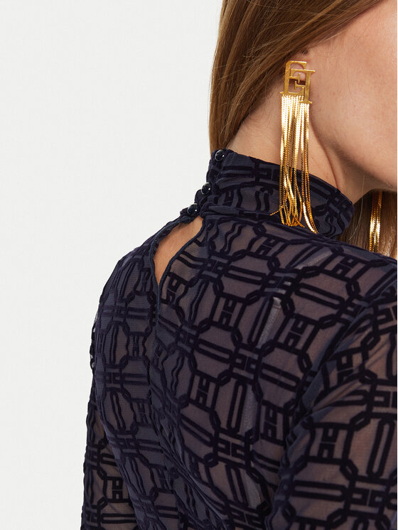 Elisabetta Franchi Elisabetta Franchi Bodi BO-014-47E2-V260 Mornarsko modra Regular Fit