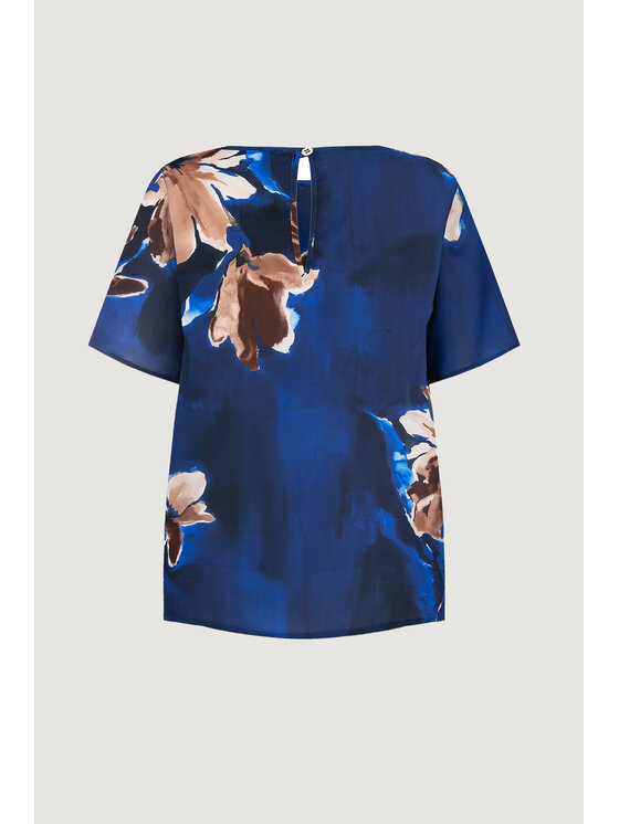 Rinascimento Rinascimento Blusa REWI FLOREALE Blu Short Fit