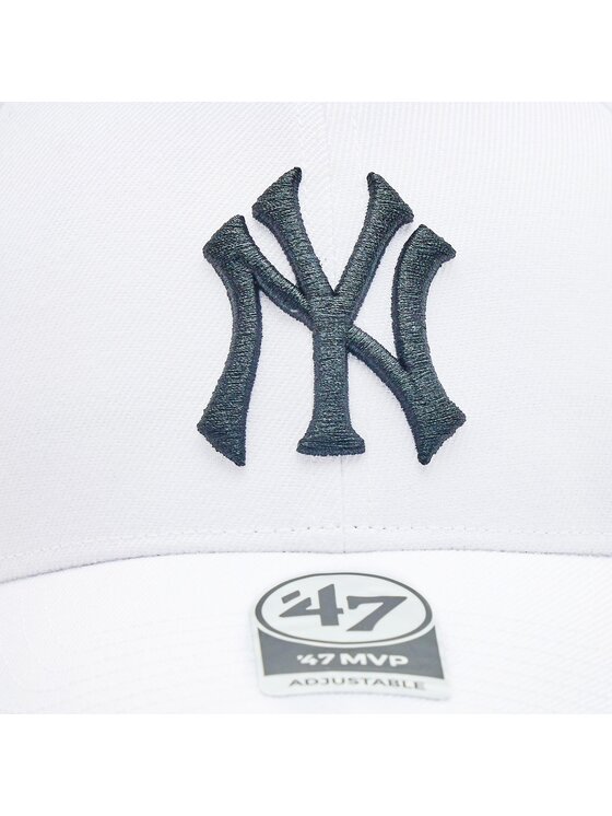 47 Brand 47 Brand Czapka z daszkiem MLB New York Yankees '47 MVP SNAPBACK B-MVPSP17WBP-WHM Biały