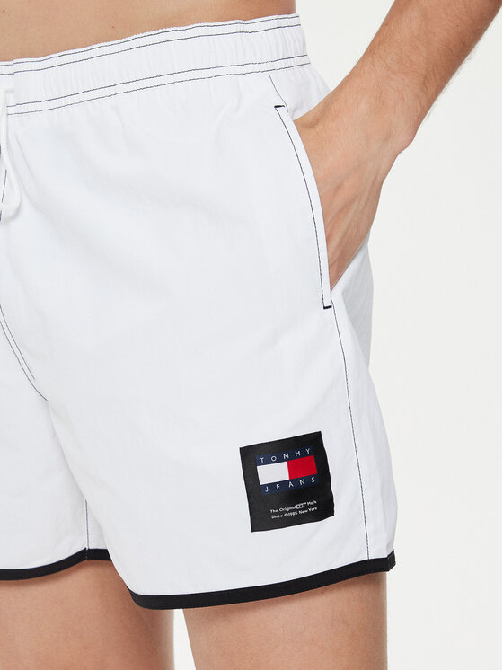 Tommy Hilfiger Tommy Hilfiger Plavecké šortky UM0UM03149 Bílá Regular Fit