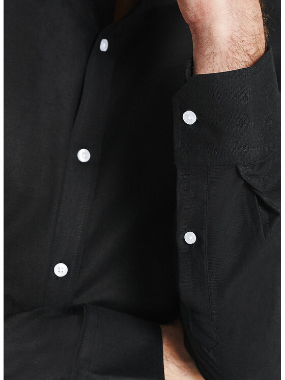 Pako Lorente Pako Lorente Koszula P26SF-1X-004 Czarny Slim Fit