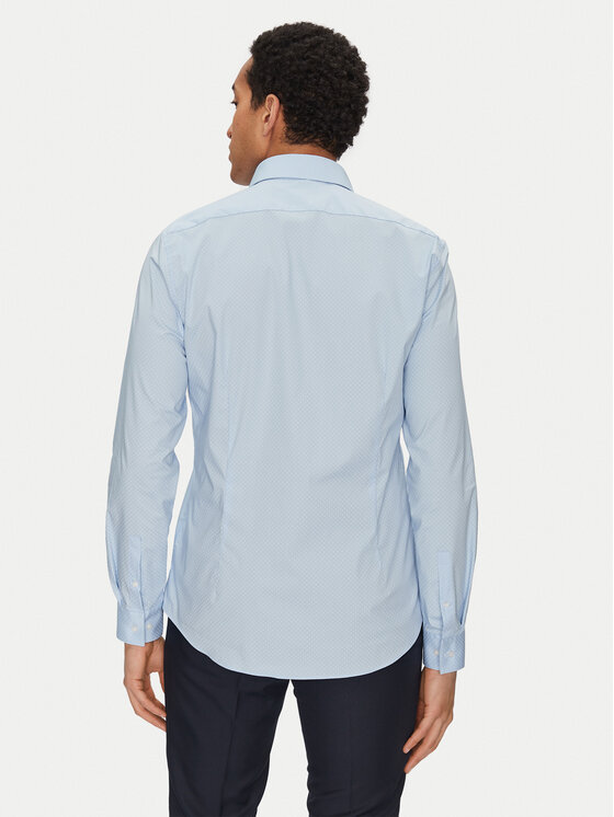 Calvin Klein Calvin Klein Πουκάμισο K10K114299 Γαλάζιο Slim Fit