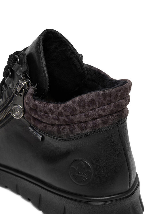 Rieker Rieker Μποτίνια N1305-00 Μαύρο