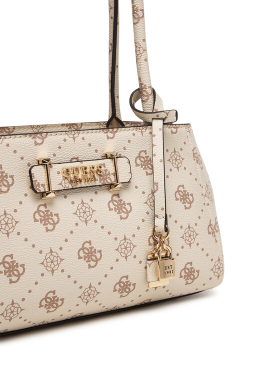 Guess Guess Handtasche Carrie Logo HWGP98 98080 Écru