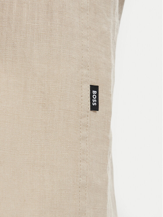 BOSS BOSS Camicia H-Liam 50556077 Beige Regular Fit