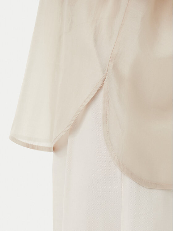 ViCOLO ViCOLO Μπλουζάκι TD0342 Μπεζ Relaxed Fit