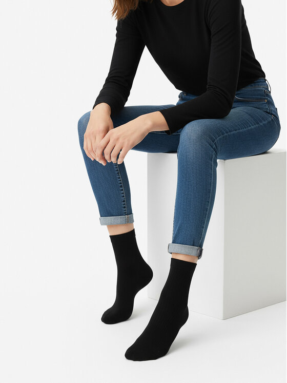 Nine West Nine West Dlouhé ponožky CEO_BR_NW_25081_W_AW25 (3 PACK) Černá