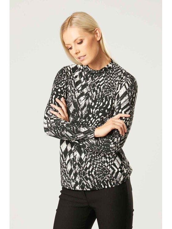 QUIOSQUE QUIOSQUE Halenka PET BLOUSE Barevná Regular Fit