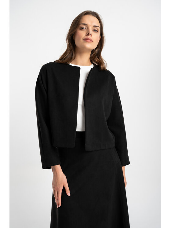 CLICK CLICK Bunda pro přechodné období 71-0105 Černá Regular Fit