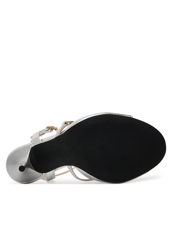 LOVE MOSCHINO LOVE MOSCHINO Sandále JA16089G1MIF090B Strieborná