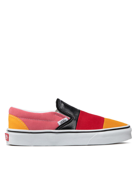 Teniși Vans Classic Slip-On VN0A38F7VMF1 (Patchwork) Multi/Ture Wh