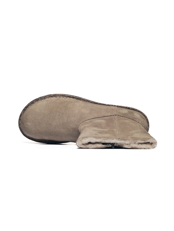 Birkenstock Birkenstock Botki Uppsala Zip Shearling Zielony