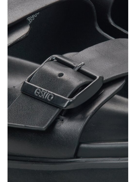 Estro Estro Παντόφλες ER00115494 Μαύρο