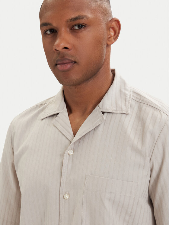 BOSS BOSS Krekls Rayer 50559321 Gaiši bēša Regular Fit