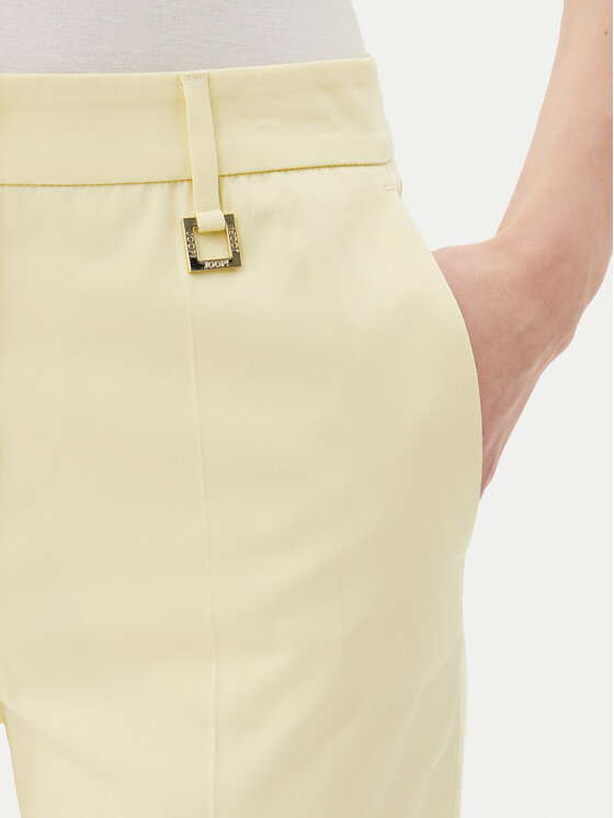 JOOP! JOOP! Текстилни панталони 58 252P58Petrona-X 30045842 Жълт Slim Fit