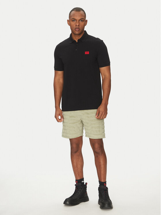 HUGO HUGO Pantaloni scurți sport Dutowel 50535289 Verde Relaxed Fit