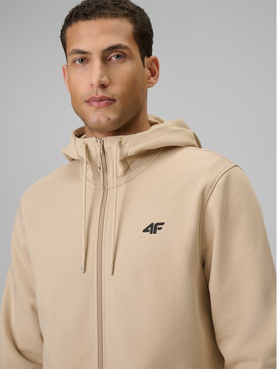 4F 4F Felpa 4FRSS26TSWSM3106-83S Marrone Regular Fit