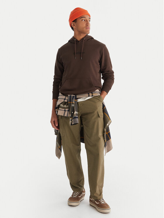 Element Element Spodnie cargo Relax Cargo ELYNP00203 Khaki Relaxed Fit