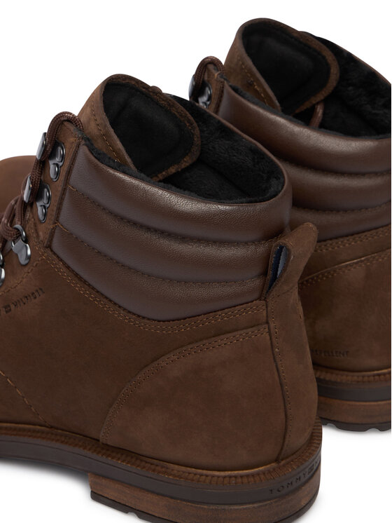Tommy Hilfiger Tommy Hilfiger Auliniai batai Cleated Hilfiger Wrm Hook Boot FM0FM05699 Ruda
