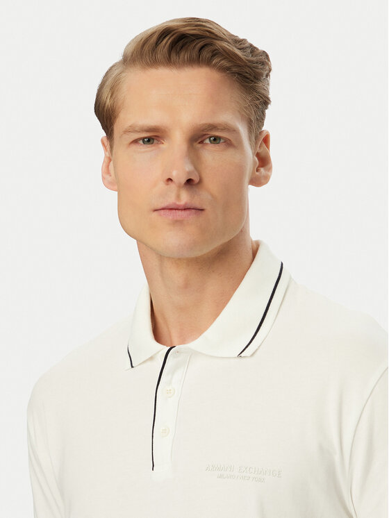 Armani Exchange Armani Exchange Polo XM001557 AF10363 U0009 Bianco Regular Fit