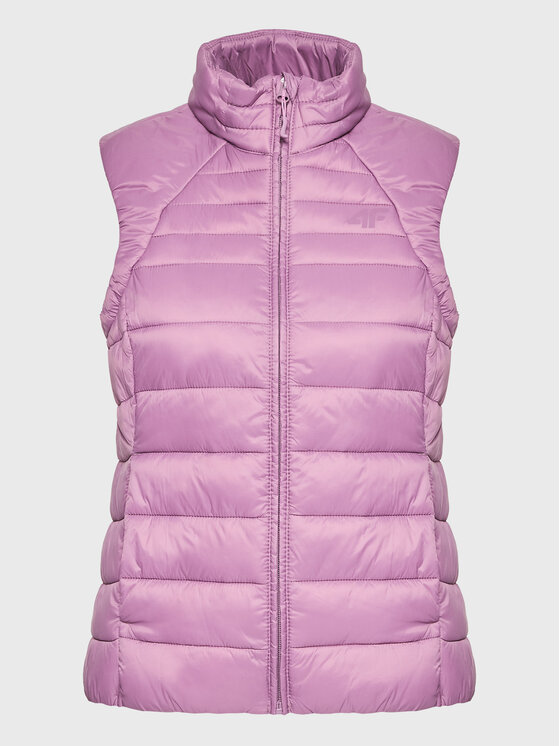 4F 4F Bezrękawnik H4Z22-KUDP001 Fioletowy Regular Fit