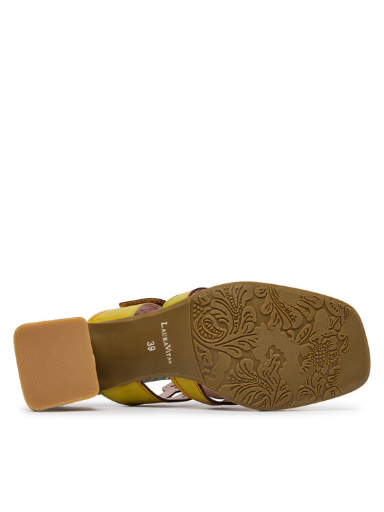 Laura Vita Laura Vita Шльопанці Jacqueso 09 Жовтий