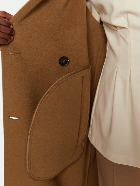 IVY OAK IVY OAK Cappotto di lana Clara IO111105 Marrone Oversize