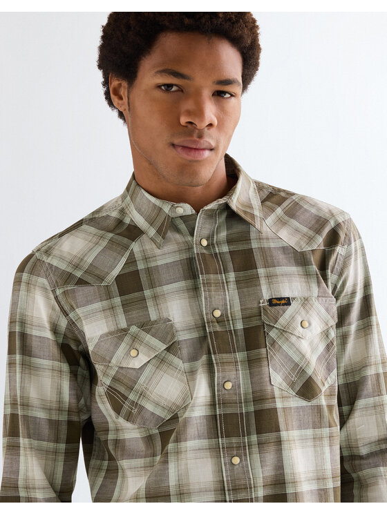 Wrangler Wrangler Koszula WESTERN SHIRT Kolorowy Regular Fit