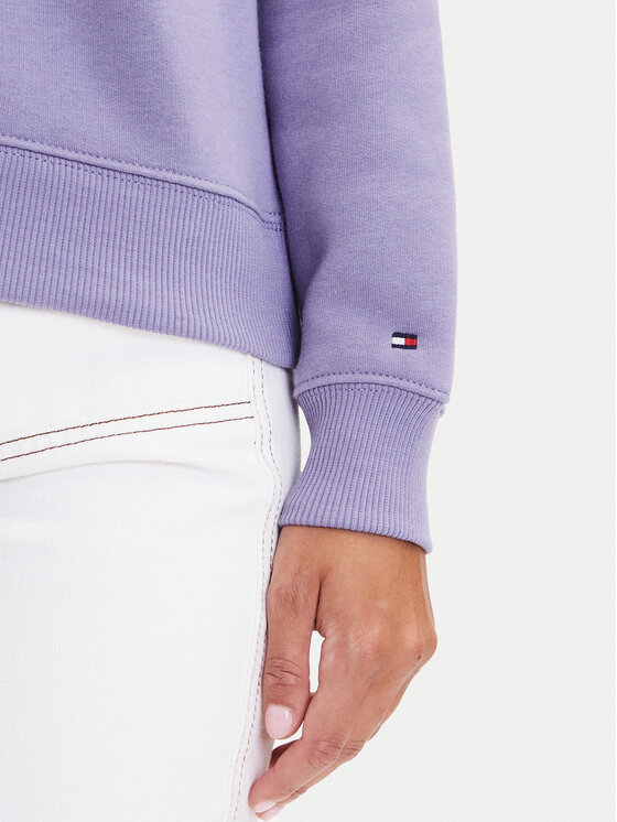 Tommy Hilfiger Tommy Hilfiger Felpa WW0WW39791 Viola Relaxed Fit