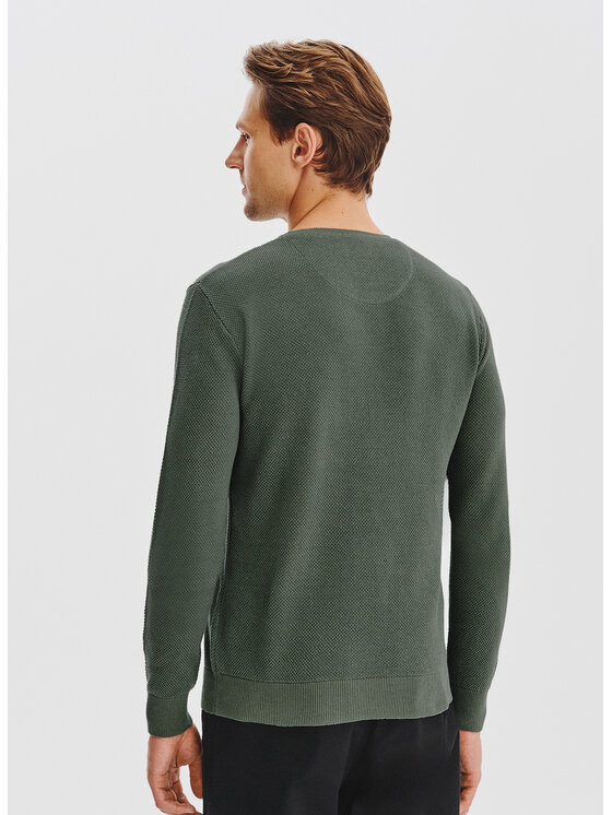 Pako Lorente Pako Lorente Sweter P25WF-2X-001 Zielony Classic Fit