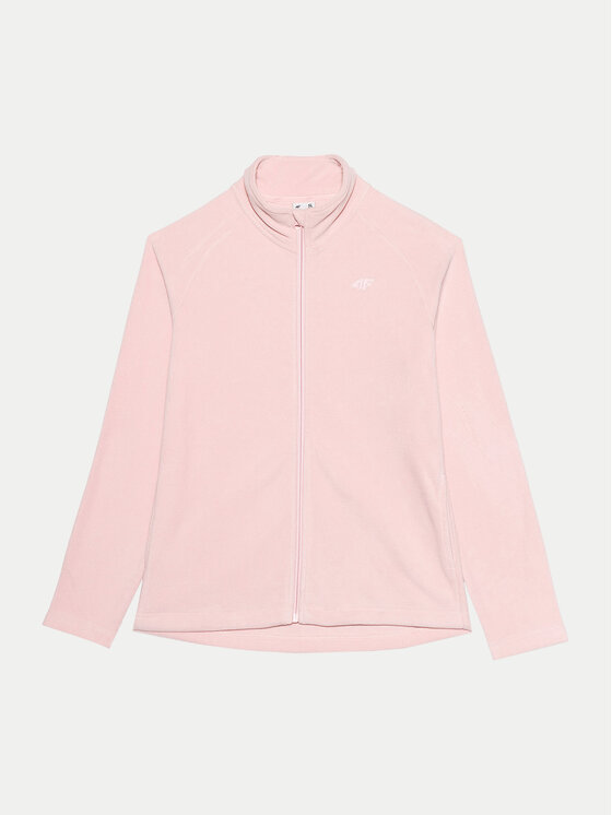 4F 4F Felpa di pile 4FWSS24TFLEF179 Rosa Regular Fit