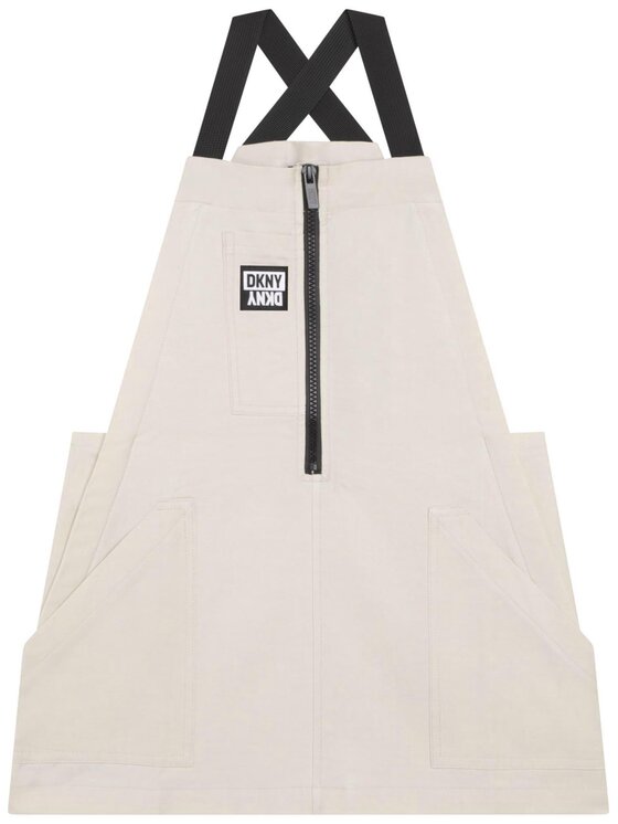 DKNY DKNY Vestito da giorno D32870 S Bianco Regular Fit