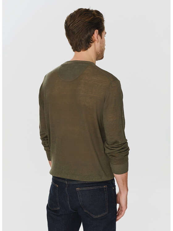 Pako Lorente Pako Lorente Sweter P24SP-2X-003 Zielony Classic Fit