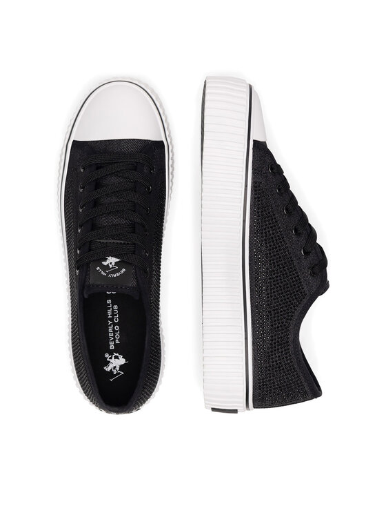 Beverly Hills Polo Club Beverly Hills Polo Club Sneakers aus Stoff BHPC058W Schwarz