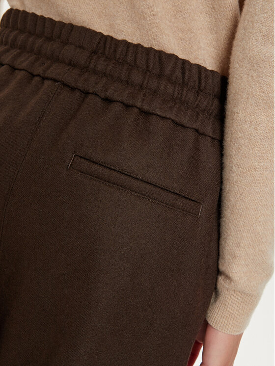 AMI PARIS AMI PARIS Szövet nadrág UTR212.WV0018 Barna Relaxed Fit