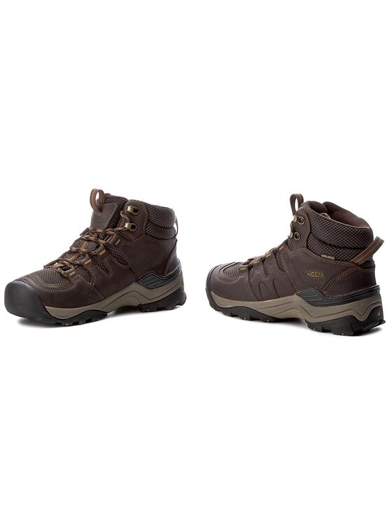 Bottes De Randonnée Keen Gypse II Mid - Taille 9 US - Couleur Café Bean/Bronze - Imperméable - Occasion