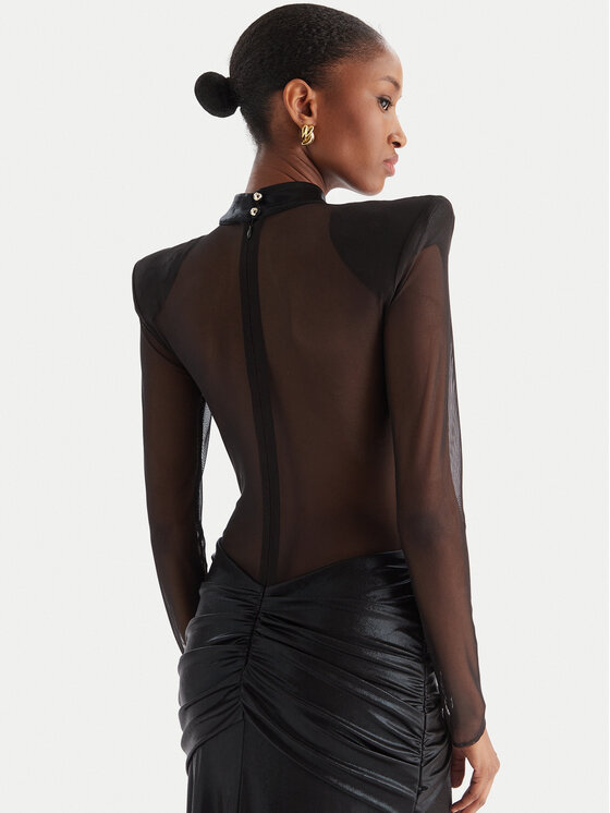 Babylon Babylon Официална рокля S00822 Черен Slim Fit
